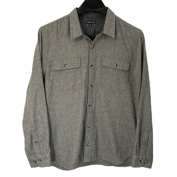 Toad&Co Other - Toad&Co men’s Size‎ XL grey flannel shirt. Front pockets.